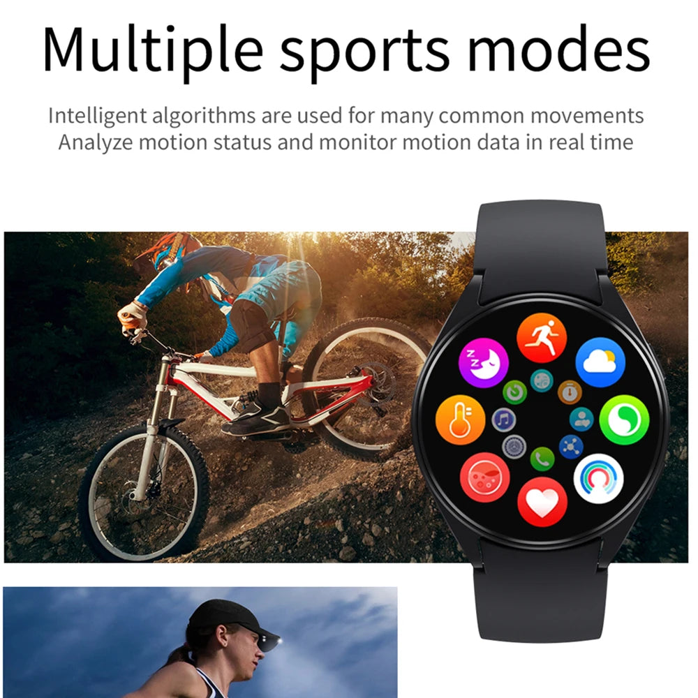 Watch 6 Business Smartwatch Men 1.32 Inch 128*160 Bluetooth Call Health Monitoring Alarm Clock Fashion Watch Women Multifunction